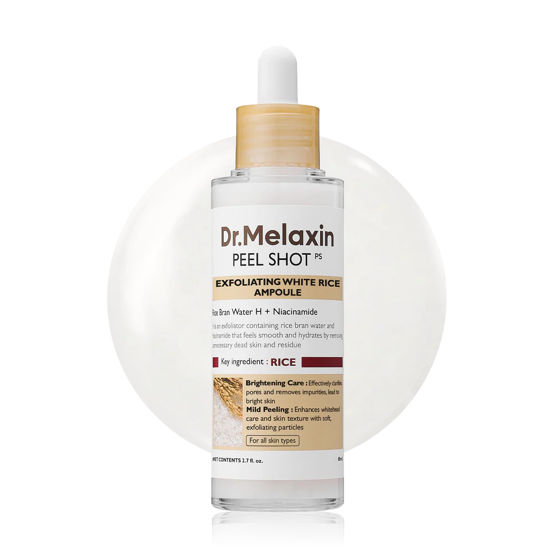 RICE PEEL SHOT SERUM AMPOULE - DR.MELAXIN™