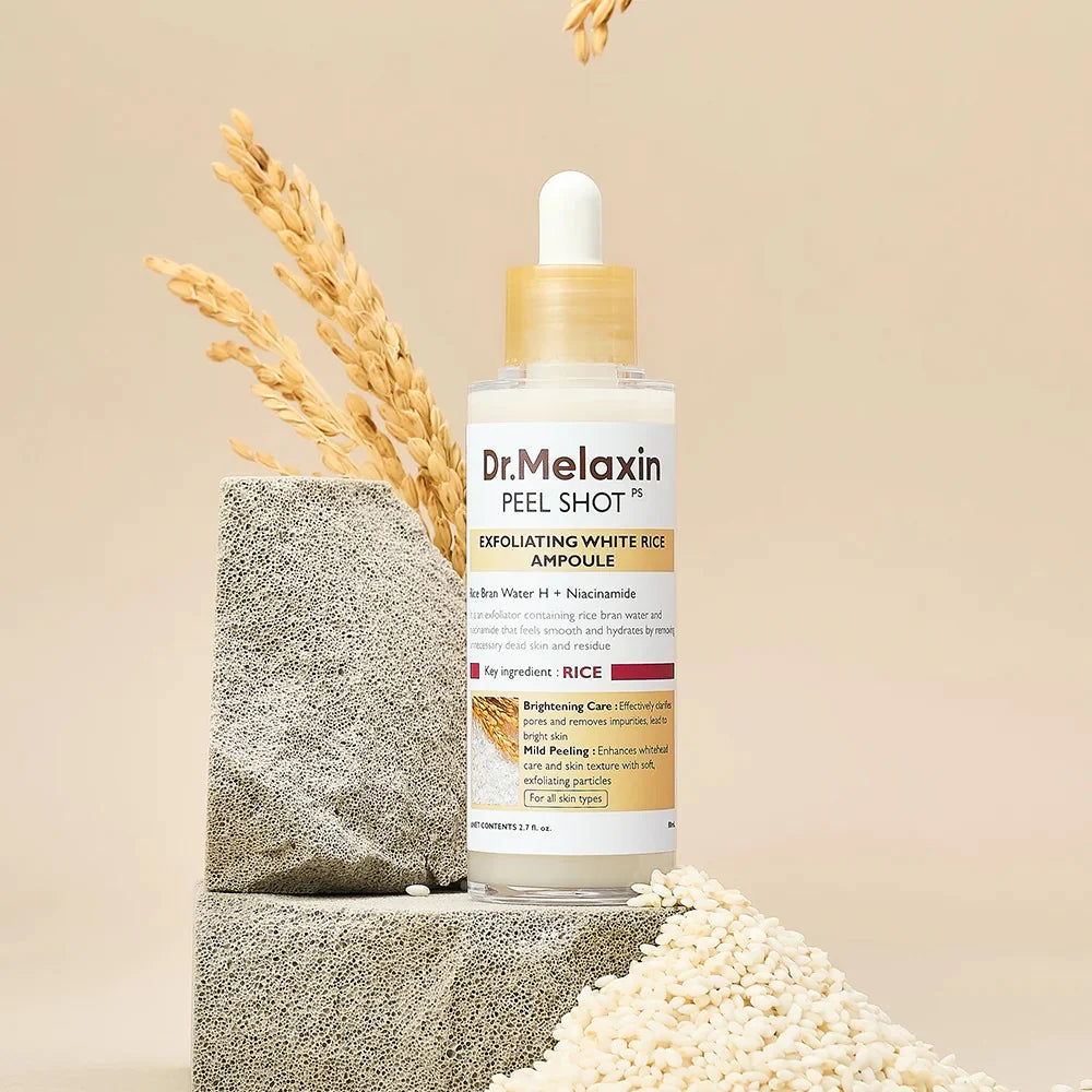 RICE PEEL SHOT SERUM AMPOULE - DR.MELAXIN™