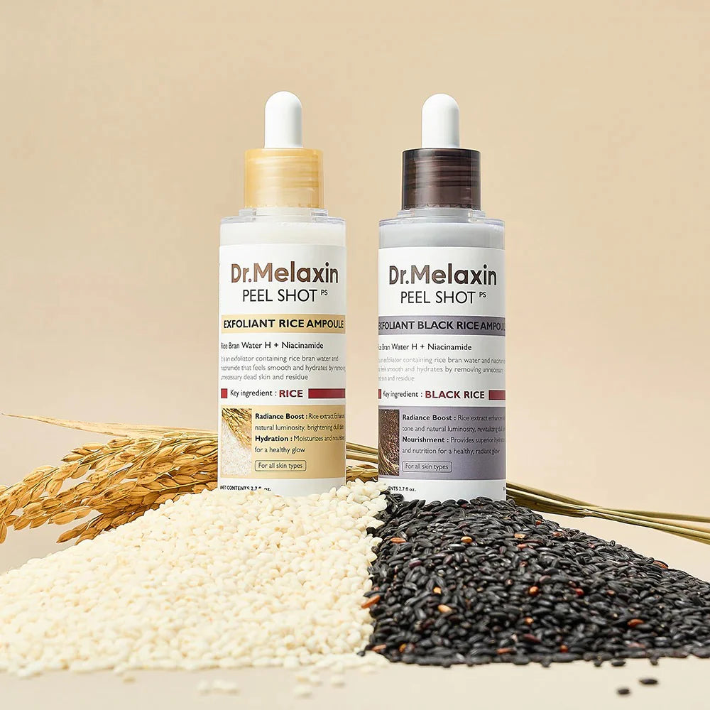 RICE PEEL SHOT SERUM AMPOULE - DR.MELAXIN™